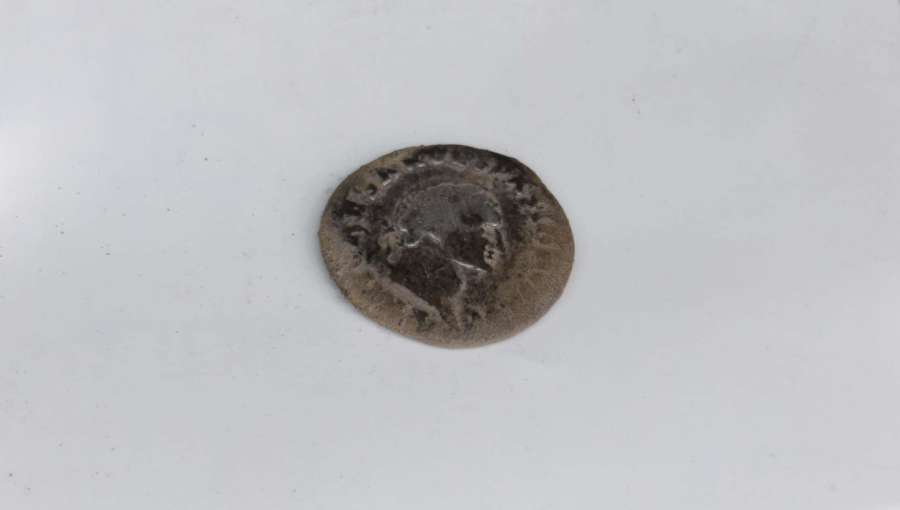 Zilveren Romeinse munt