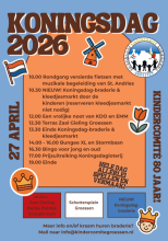 Koningsdag 2026 Groessen