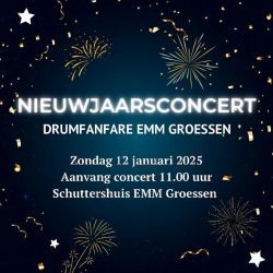 Nieuwjaarsconcert Drumfanfare EMM Groessen