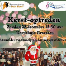 22 December Kerstoptreden Jeugd St. Andries en Toneelgroep Da's Mooi